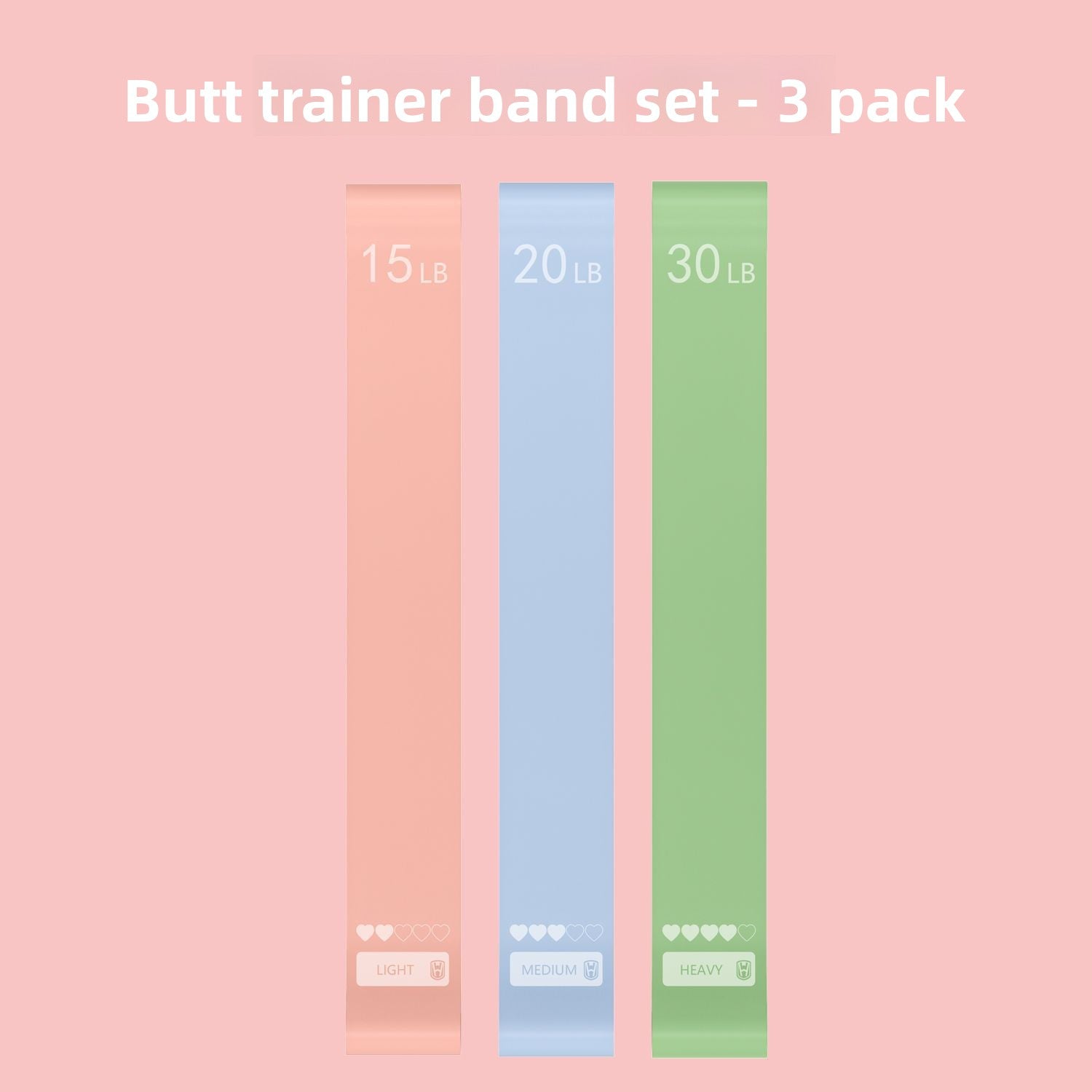 Elastic Fitness Resistance Bands for Home Training